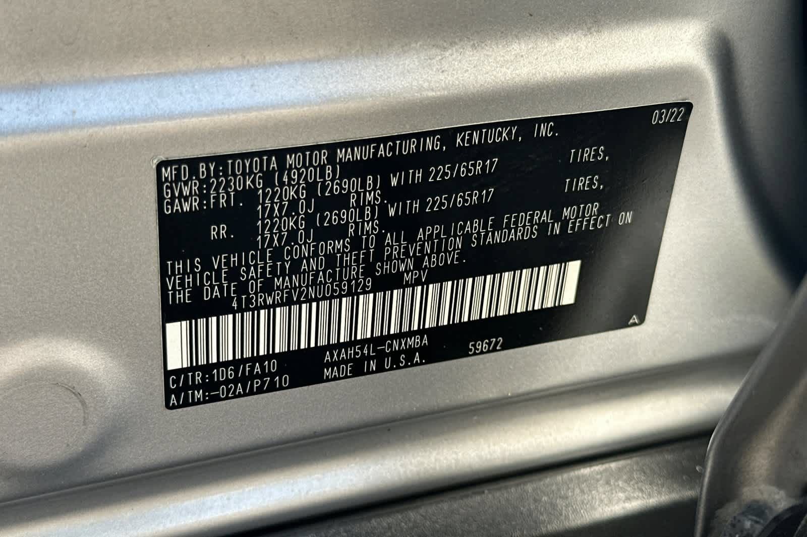 Used 2022 Toyota RAV4 XLE w/ Convenience Package AWD/4WD image 29
