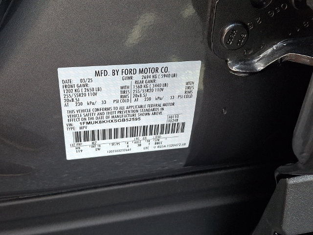 Certified 2025 Ford Explorer ST-Line AWD/4WD image 27