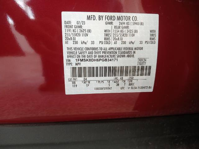 Certified 2023 Ford Explorer XLT w/ Equipment Group 202A image 20