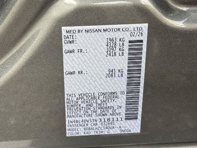 Used 2026 Nissan Altima 2.5 SV FWD image 11