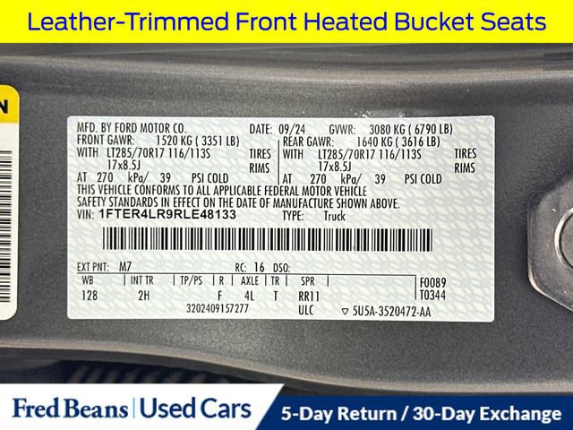 Certified 2024 Ford Ranger Raptor AWD/4WD image 36