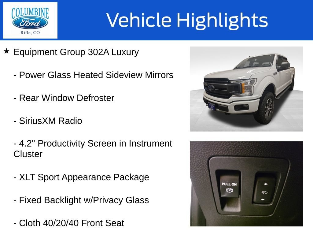 Certified 2020 Ford F150 XLT w/ Equipment Group 302A Luxury AWD/4WD image 4