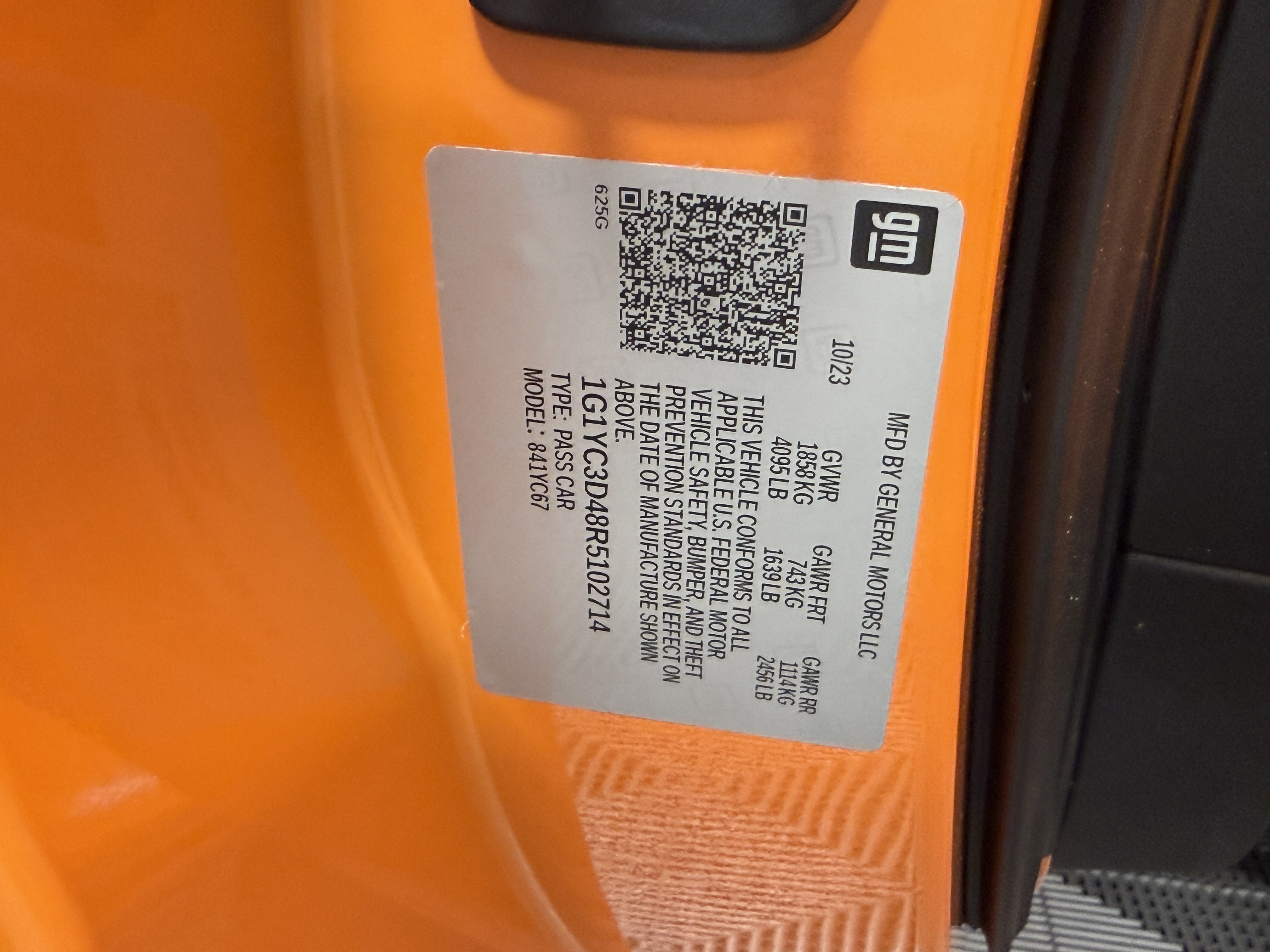 Used 2024 Chevrolet Corvette Stingray Premium Conv w/ Battery Protection Package image 30