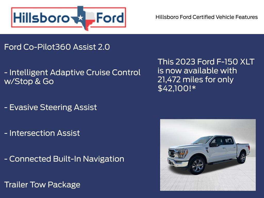 Certified 2023 Ford F150 XLT w/ Equipment Group 302A High AWD/4WD image 17
