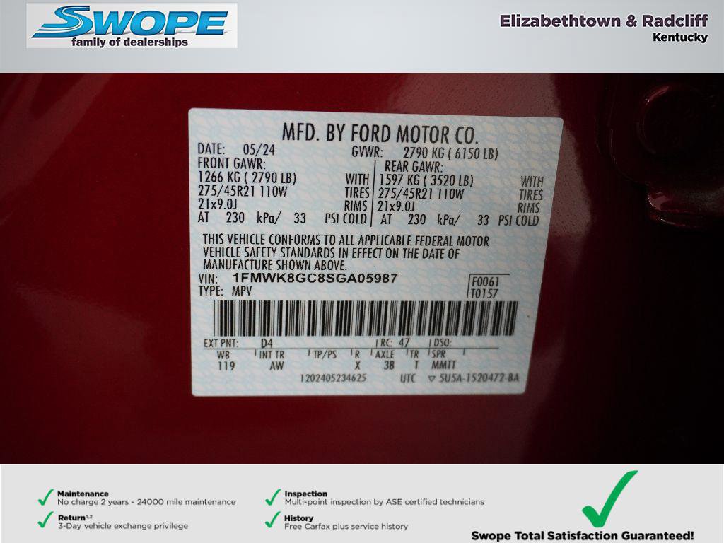 Certified 2025 Ford Explorer ST image 31