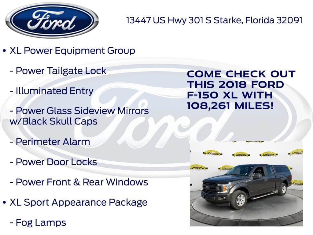 Certified 2018 Ford F150 XL w/ Equipment Group 101A Mid image 22