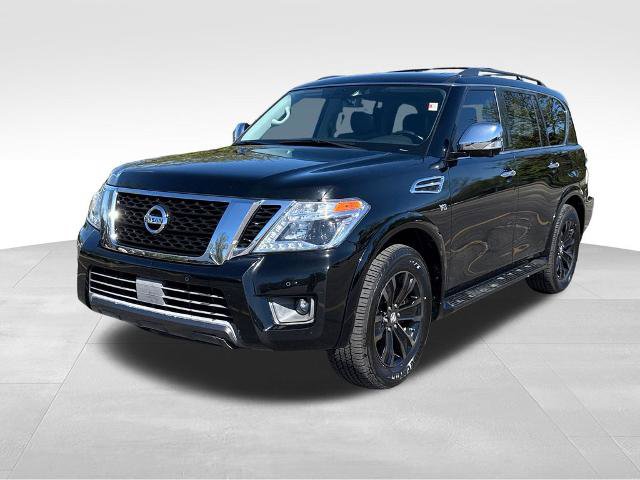 Used 2020 Nissan Armada Platinum w/ Captain's Chairs Package AWD/4WD video 2