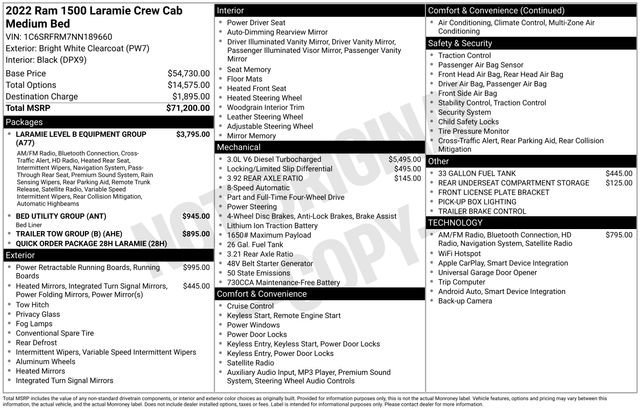 Used 2022 RAM 1500 Laramie image 36