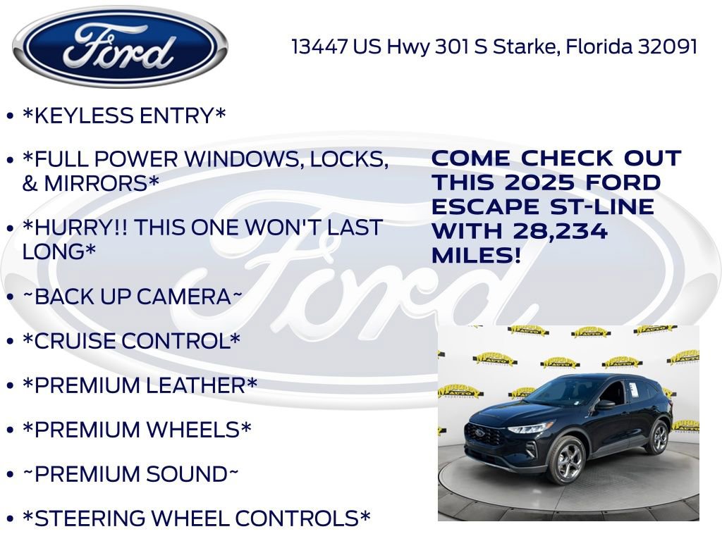 Certified 2025 Ford Escape ST-Line AWD/4WD image 12