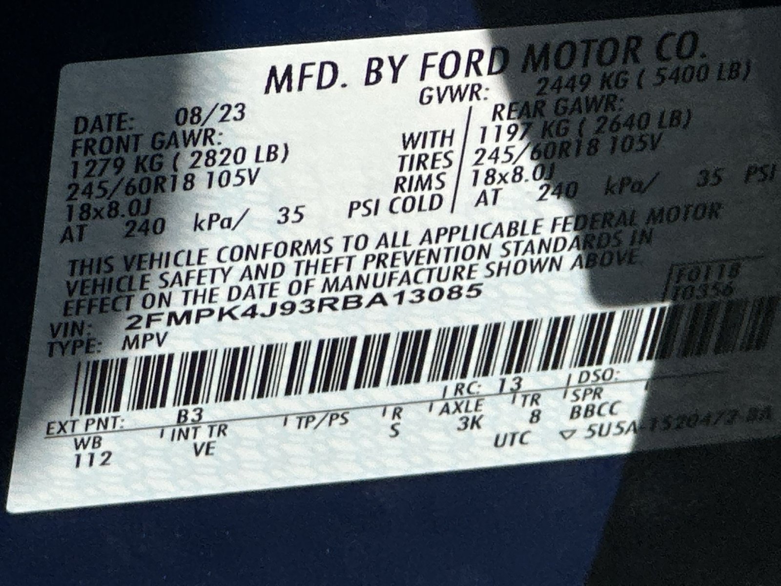 Certified 2024 Ford Edge SEL w/ Convenience Package AWD/4WD image 29