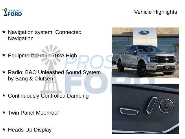 Certified 2024 Ford F150 Platinum w/ Equipment Group 702A High AWD/4WD image 5