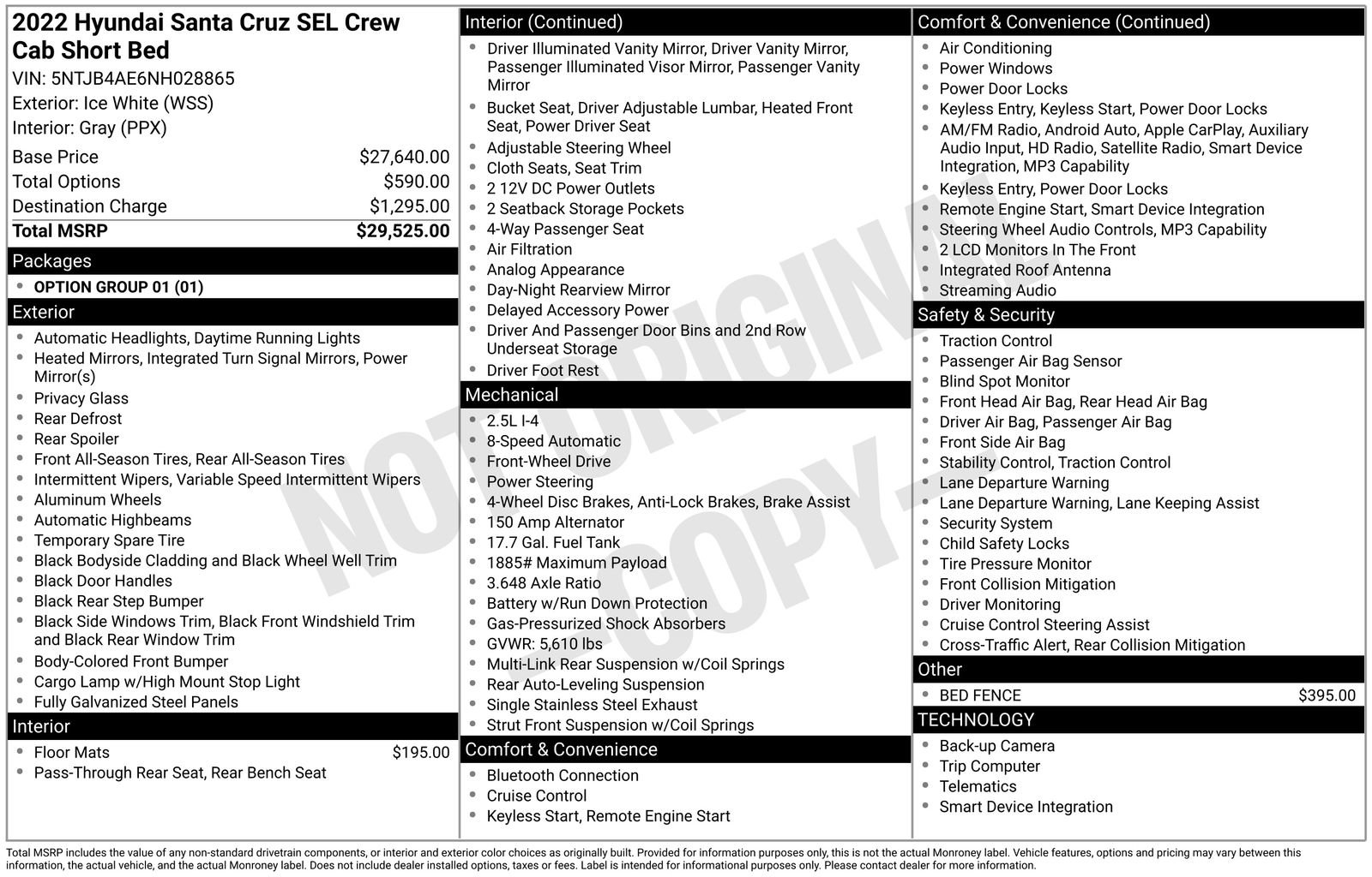Used 2022 Hyundai Santa Cruz SEL FWD image 32