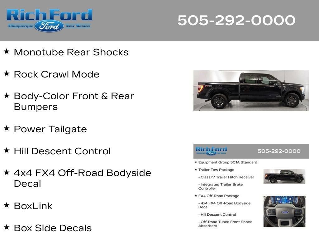 Certified 2023 Ford F150 Lariat AWD/4WD image 52