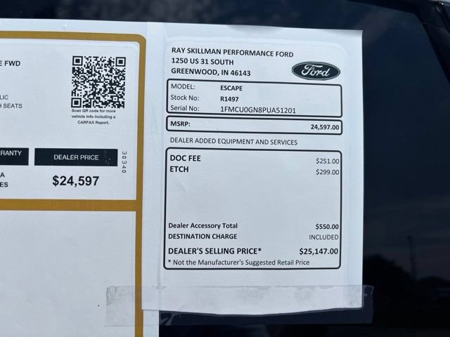 Certified 2023 Ford Escape Active w/ Cold Weather Package FWD image 2