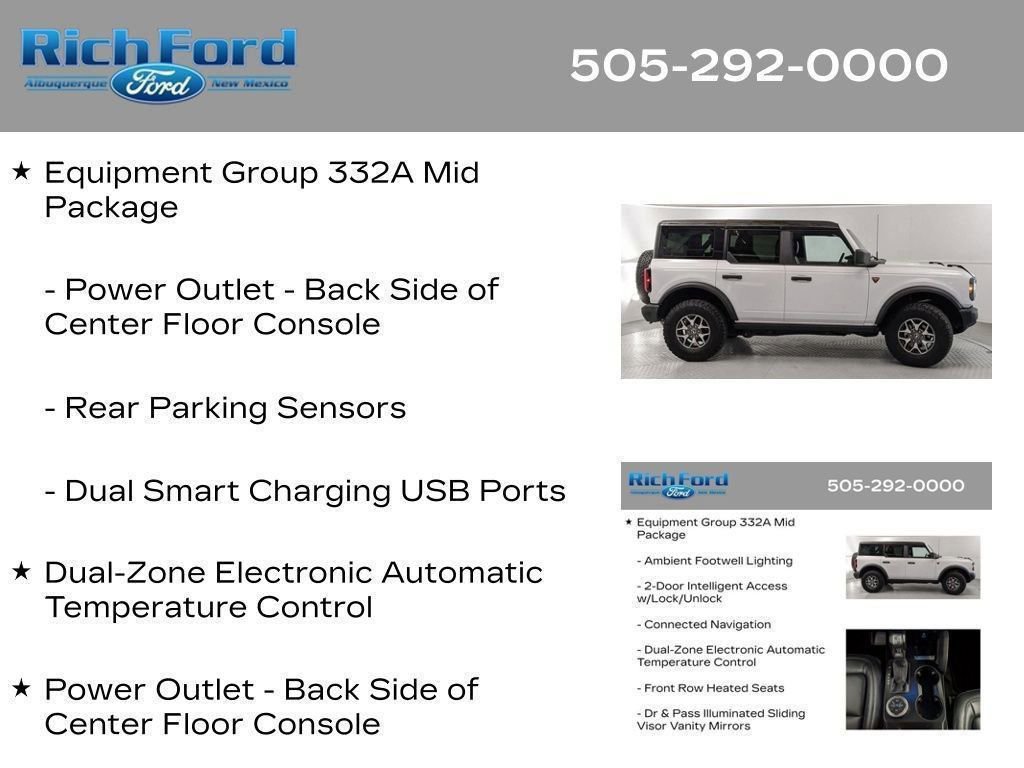 Certified 2025 Ford Bronco Badlands AWD/4WD image 62