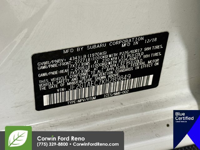 Used 2019 Subaru Crosstrek 2.0i Premium AWD/4WD image 36