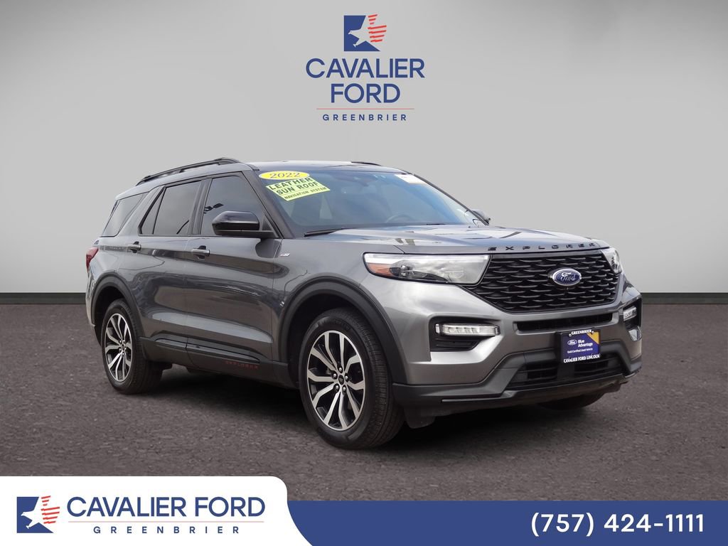 Certified 2022 Ford Explorer ST-Line w/ Class IV Trailer Tow Package