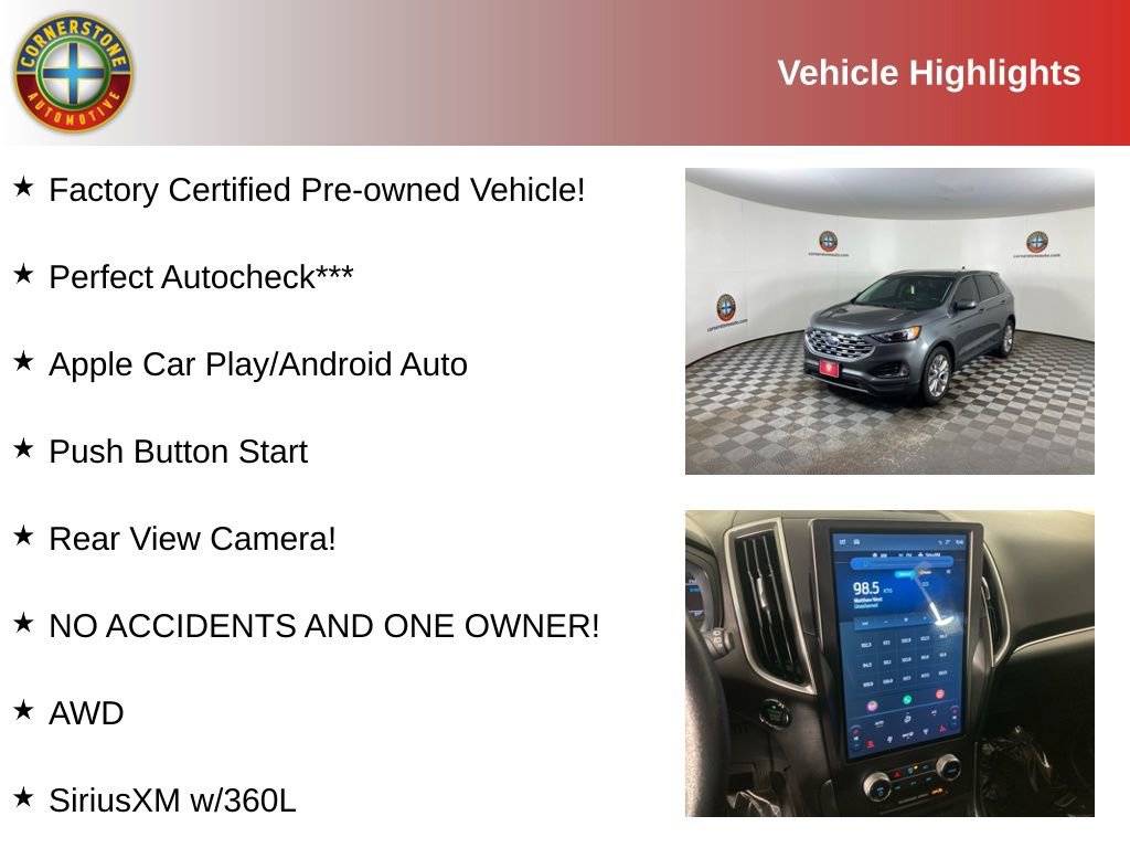 Certified 2024 Ford Edge Titanium AWD/4WD image 2