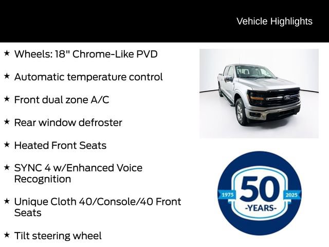 Certified 2024 Ford F150 XLT w/ Equipment Group 302A MID AWD/4WD image 11