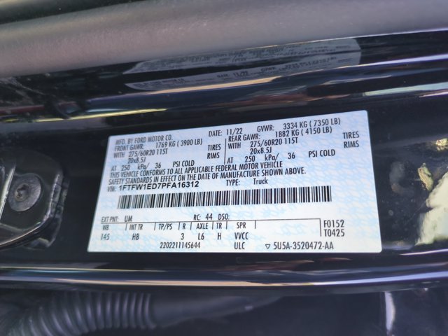 Certified 2023 Ford F150 Lariat w/ Equipment Group 502A High AWD/4WD image 37