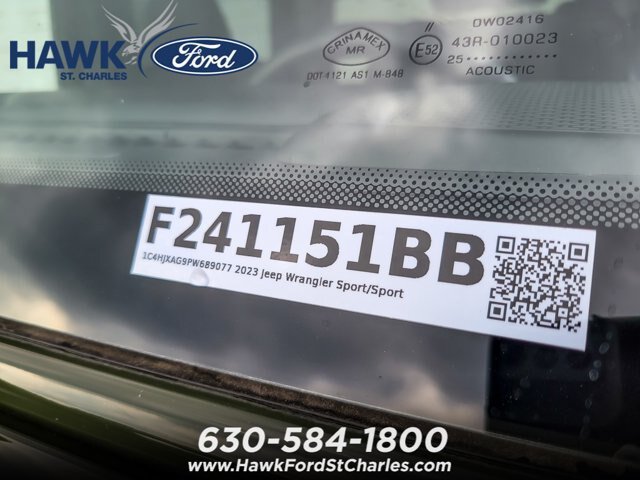 Used 2023 Jeep Wrangler Sport AWD/4WD image 20