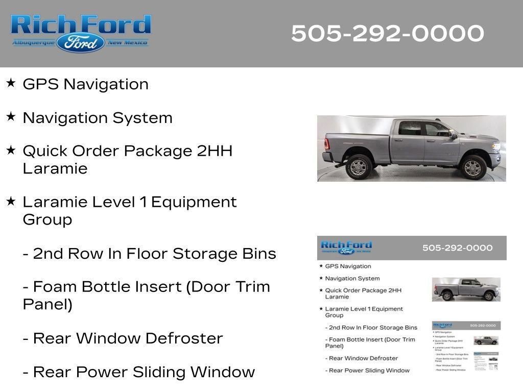 Used 2024 RAM 2500 Laramie w/ Safety Group AWD/4WD image 13