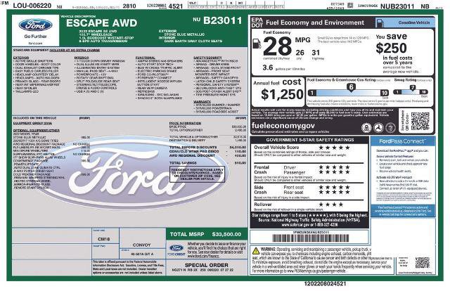 Certified 2022 Ford Escape SE w/ Convenience Package image 30