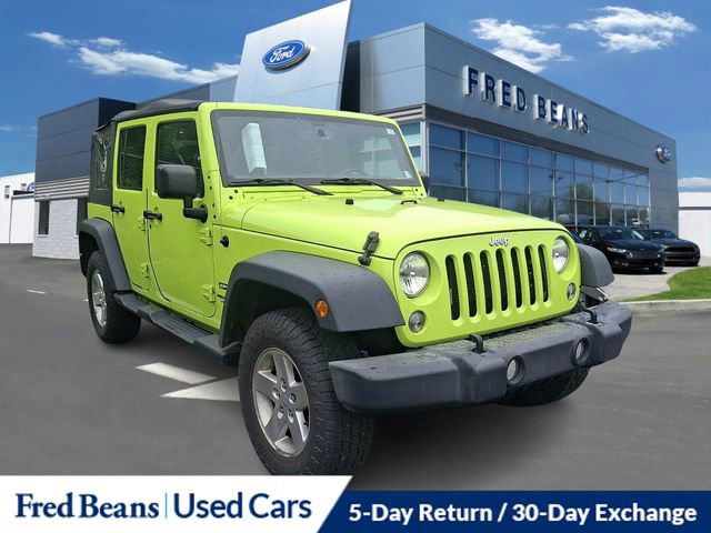 Used 2017 Jeep Wrangler Unlimited Sport w/ Quick Order Package 24S AWD/4WD image 1