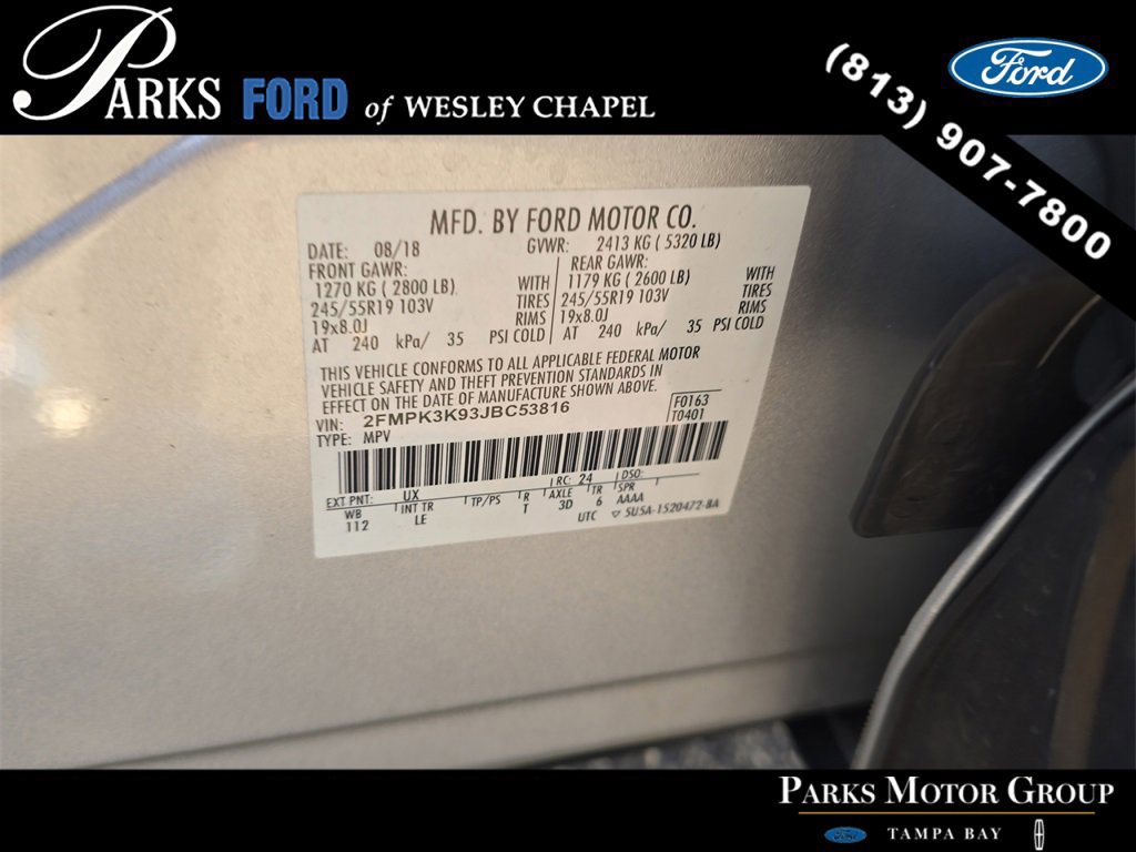 Certified 2018 Ford Edge Titanium w/ Ford Safe & Smart Package image 32