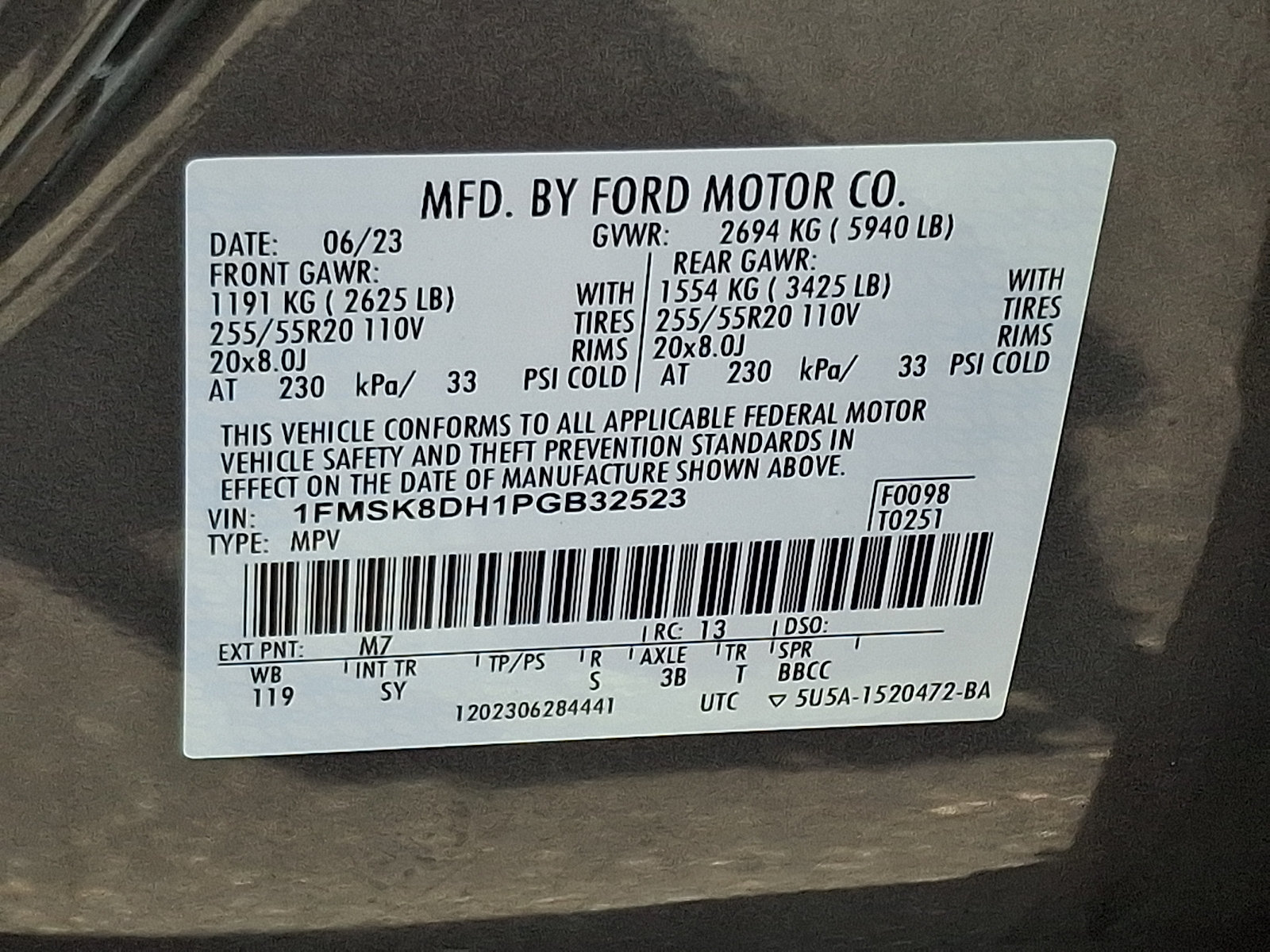 Certified 2023 Ford Explorer XLT w/ Equipment Group 202A AWD/4WD image 27