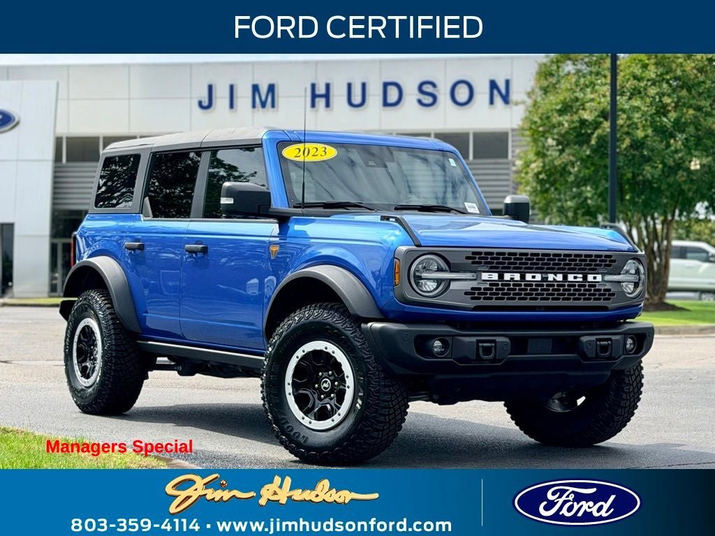 Certified 2023 Ford Bronco Badlands w/ Sasquatch Package