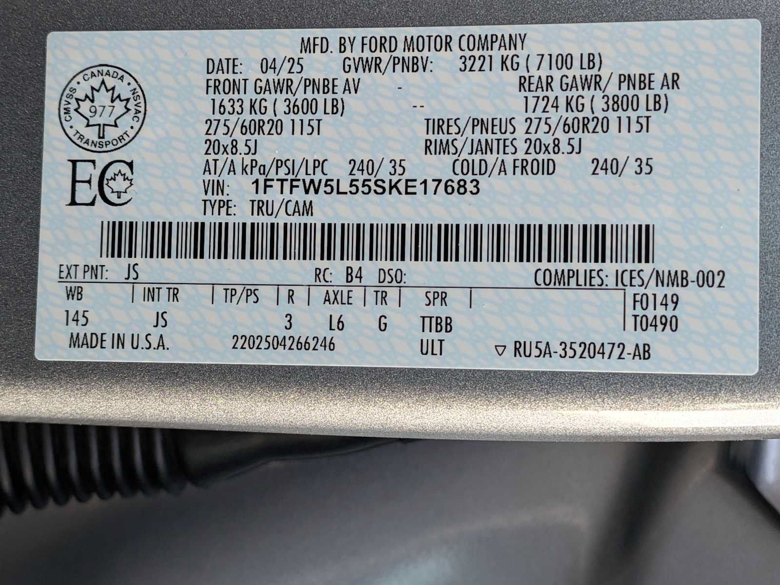 Certified 2025 Ford F150 Lariat w/ Tow/Haul Package AWD/4WD image 29