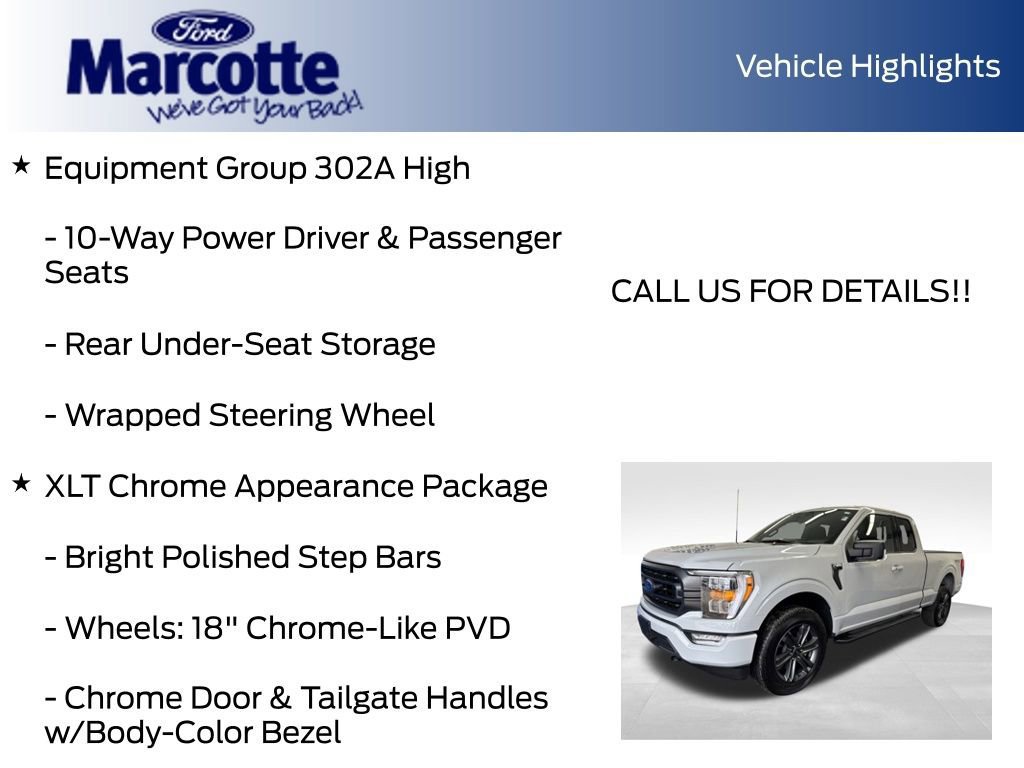 Certified 2023 Ford F150 XLT w/ Equipment Group 302A High image 24