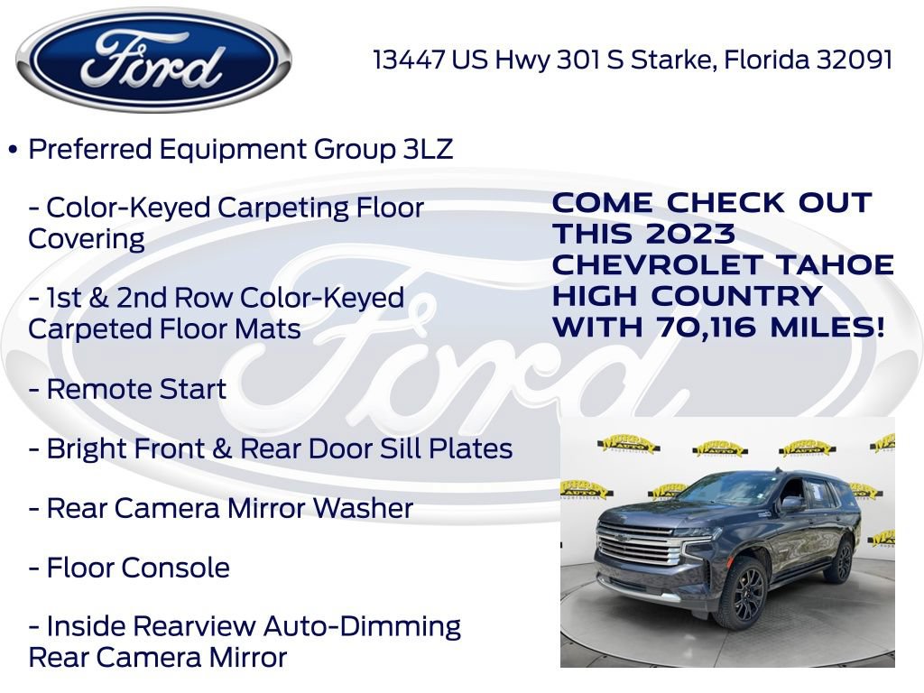 Used 2023 Chevrolet Tahoe High Country AWD/4WD image 25