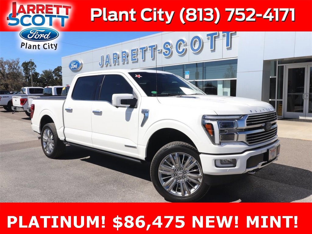 Certified 2024 Ford F150 Platinum w/ Equipment Group 703A Plus