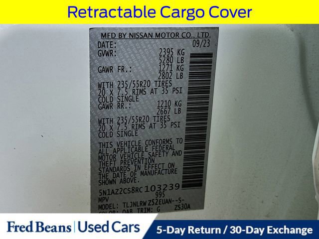 Used 2024 Nissan Murano SL w/ Cargo Package image 39