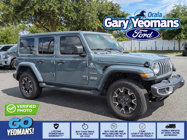 Used 2024 Jeep Wrangler Unlimited Sahara AWD/4WD image 1