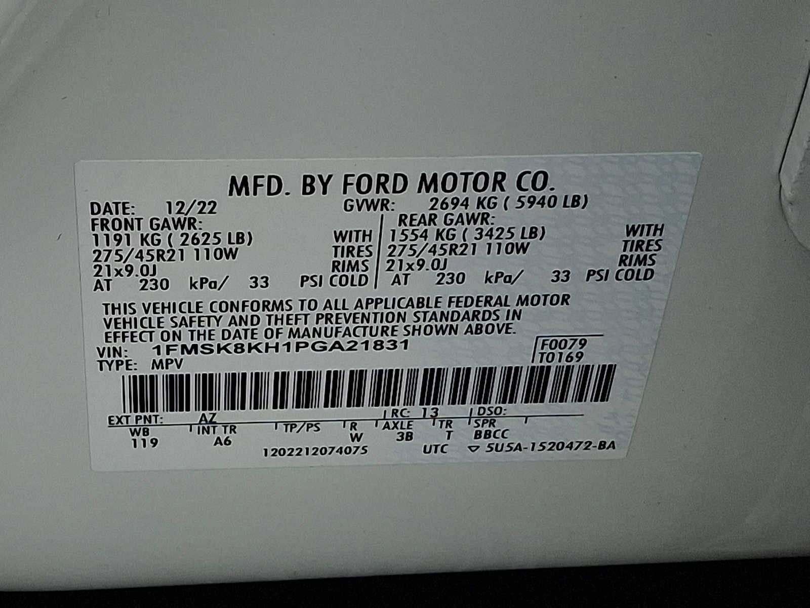 Certified 2023 Ford Explorer ST-Line w/ Class IV Trailer Tow Package image 29