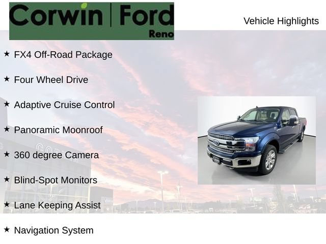 Certified 2020 Ford F150 Lariat w/ Equipment Group 502A Luxury AWD/4WD image 8