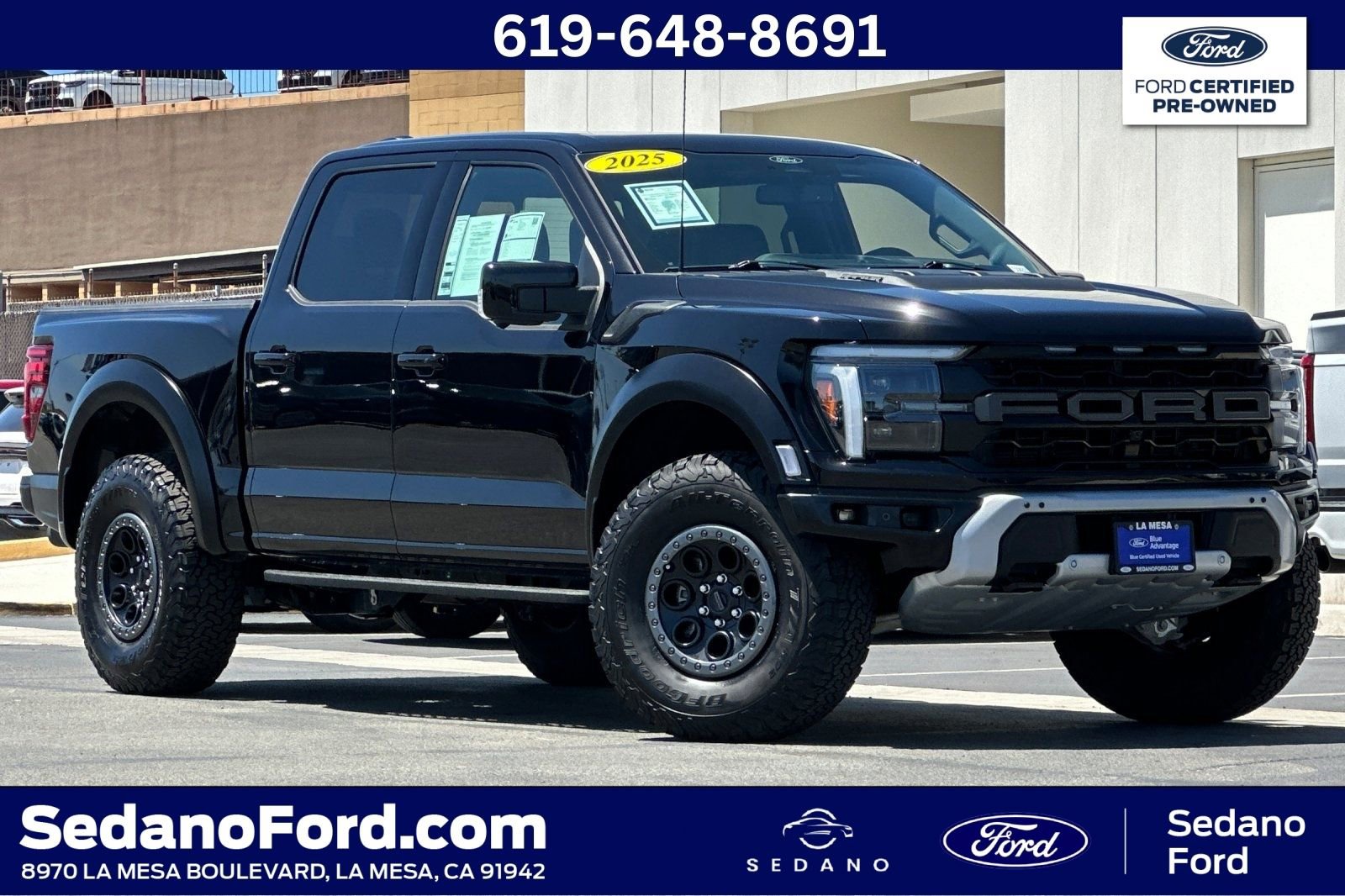 Certified 2025 Ford F150 Raptor AWD/4WD image 1