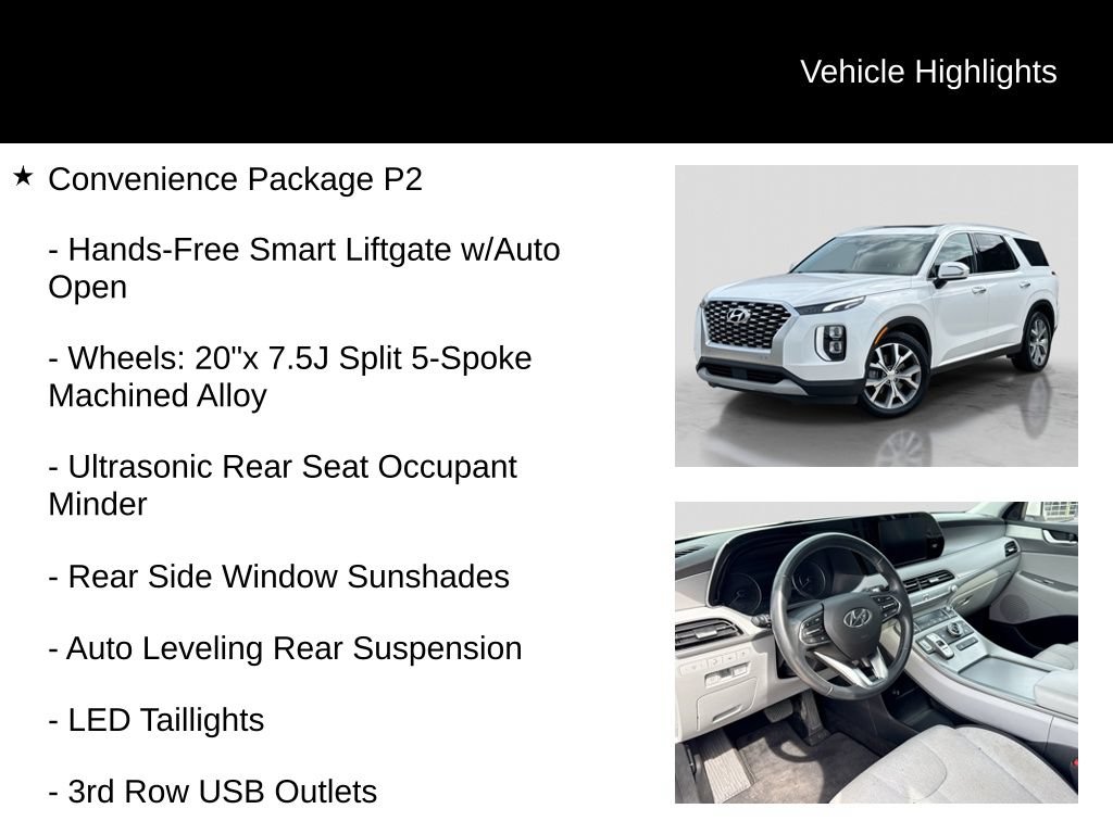Used 2020 Hyundai Palisade SEL w/ Convenience Package AWD/4WD image 11