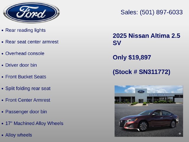 Used 2025 Nissan Altima 2.5 SV FWD image 30