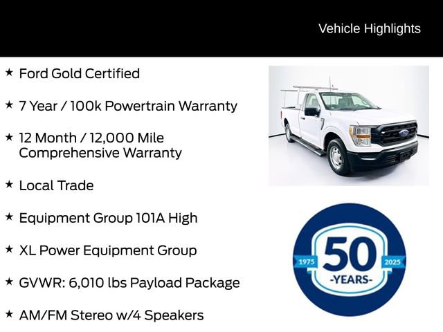 Certified 2022 Ford F150 XL w/ Equipment Group 101A High RWD image 6
