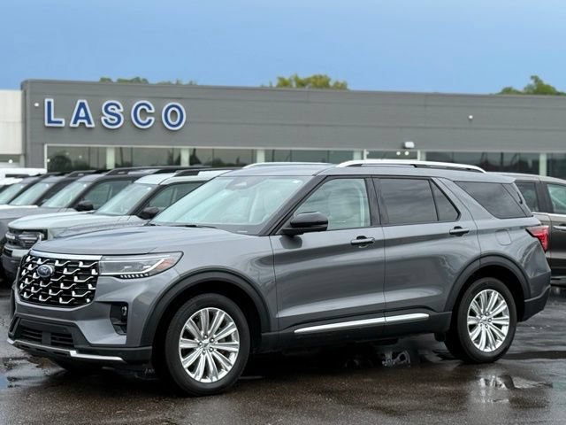 Certified 2025 Ford Explorer Platinum w/ LUX Leather Package AWD/4WD 360° Tour