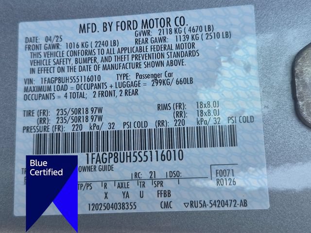 Certified 2025 Ford Mustang Premium RWD image 36