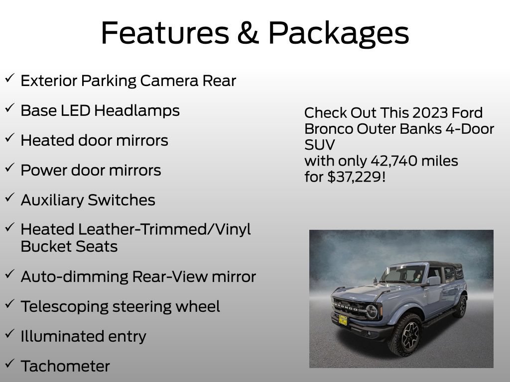 Certified 2023 Ford Bronco Outer Banks AWD/4WD image 8
