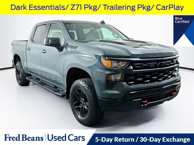 Used 2025 Chevrolet Silverado 1500 Custom Trail Boss w/ LPO, Dark Essentials Package
