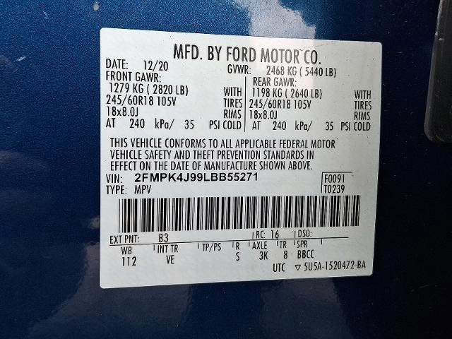 Certified 2020 Ford Edge SEL w/ Convenience Package image 26