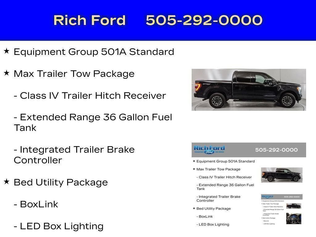 Certified 2023 Ford F150 Lariat w/ Max Trailer Tow Package AWD/4WD image 29