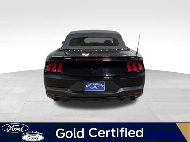 Certified 2024 Ford Mustang Convertible w/ Mustang Nite Pony Package RWD image 7